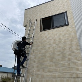室内配管カバー施工